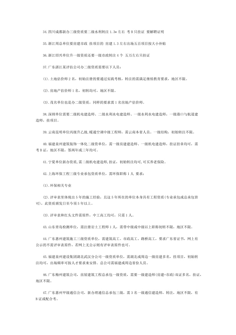 全国各地单位建筑类用证及全职需求.docx_第3页