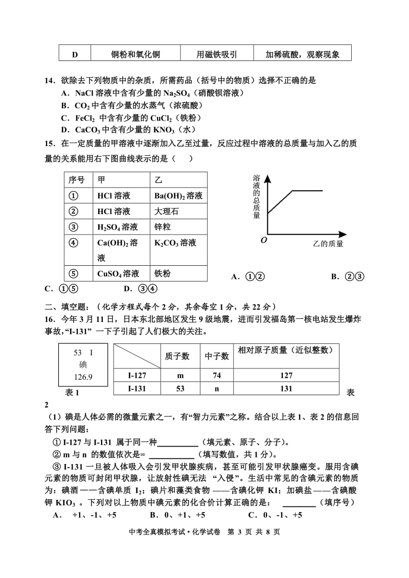 2012中考模拟化学试题.doc_第3页