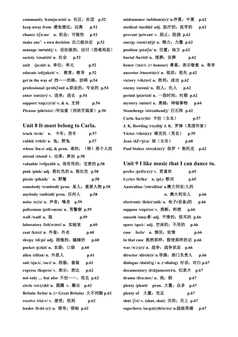 2014新版初三英语6-14单元单词.doc_第2页