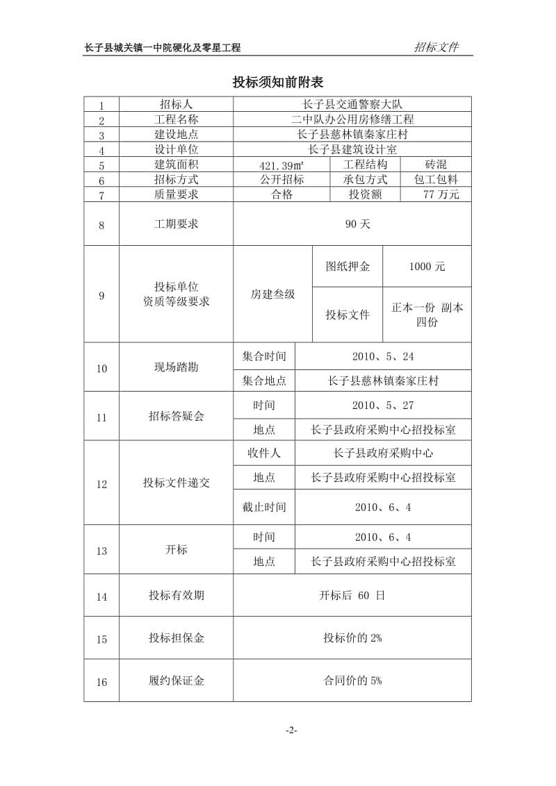 长子县城关镇院硬化及零星工程.doc_第2页