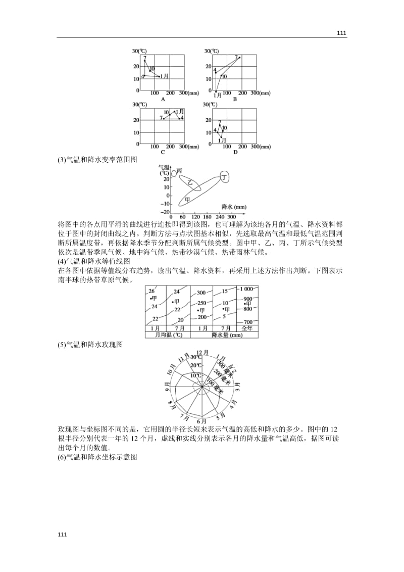 高一地理新人教版必修一学案 第二章 地球上的大气 章末总结_第3页