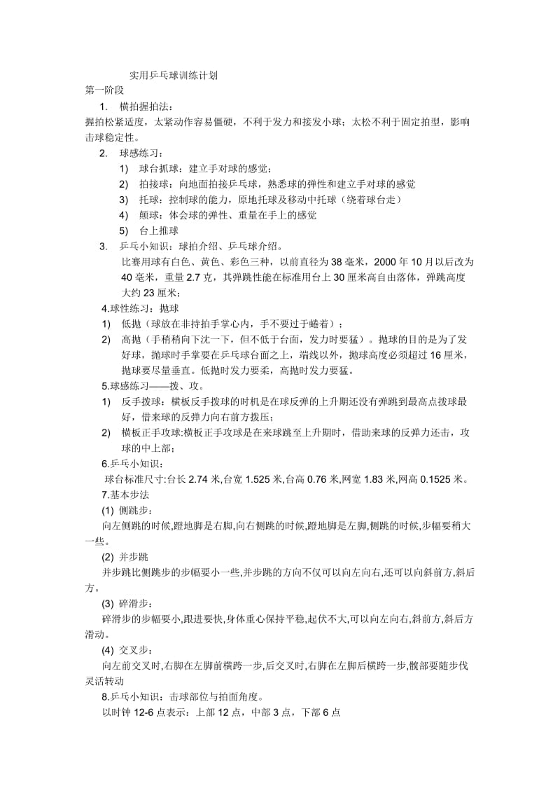 实用乒乓球训练计划.doc_第1页