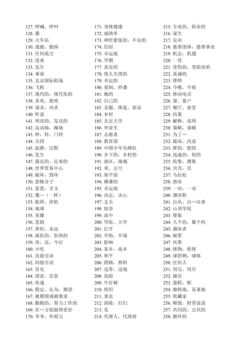 2013八年级下册英语单词501(汉译英).doc_第2页