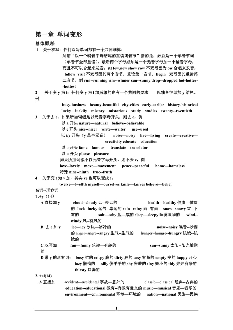 2015中考必知的单词变形.doc_第1页