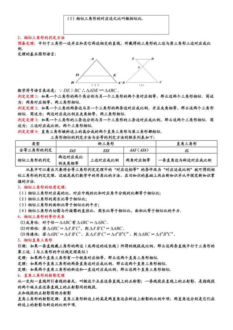 几何证明选讲知识点总结.doc_第2页