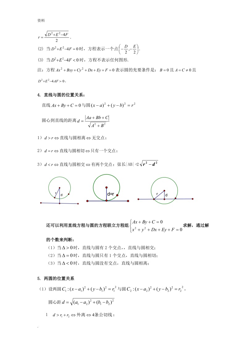 圆方程知识点总结典型例题.doc_第2页