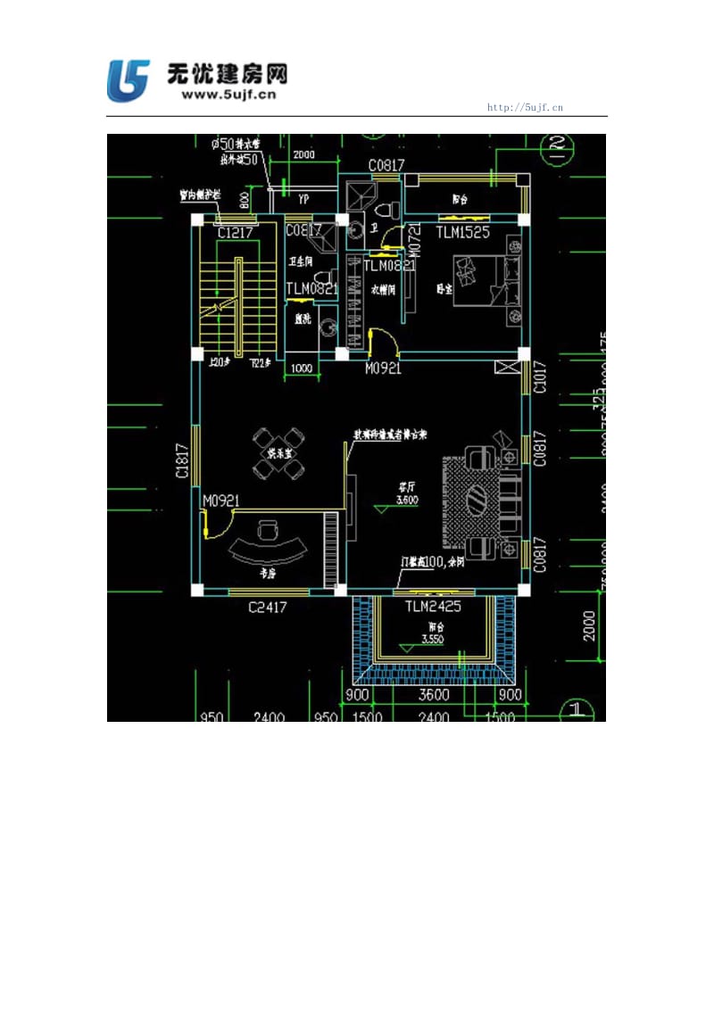 农村自建房三层现代建筑风格设计施工图带结构.docx_第2页