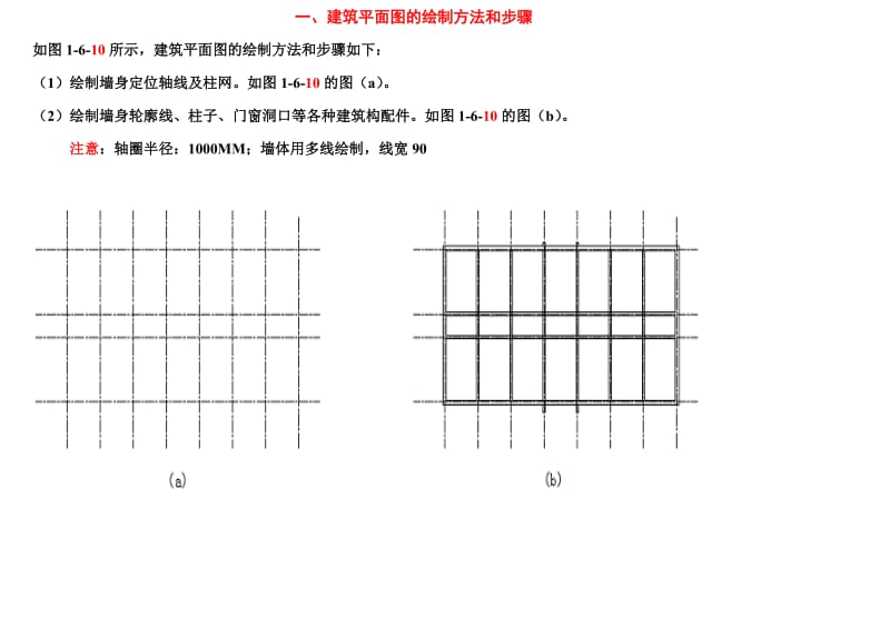 建筑平面图的绘制方法和步骤.doc_第1页