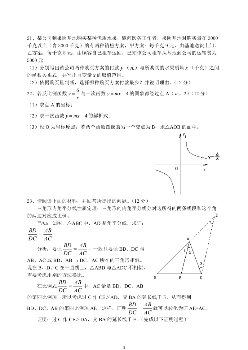 2013年洋浦中学八年级下学期期末试卷.doc_第3页