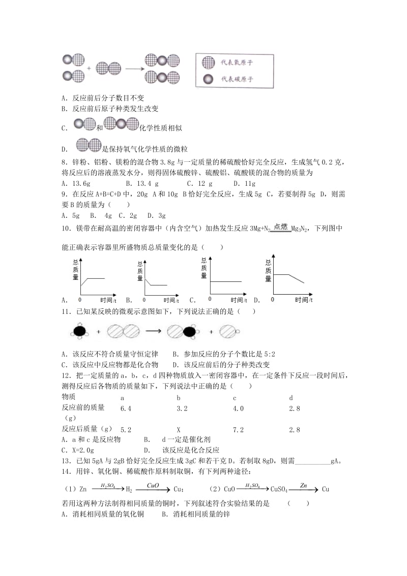 2015年化学中考复习二轮专项练习-化学方程式的计算(11页,答案有解析).doc_第2页