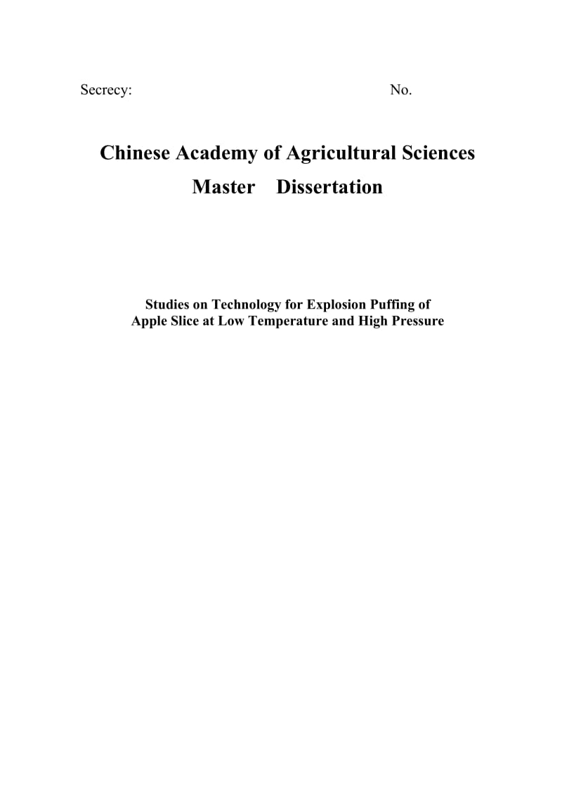 【毕业学位论文】Word原稿苹果片低温高压膨化干燥技术研究农产品加工与贮藏工程硕士论文.doc_第2页