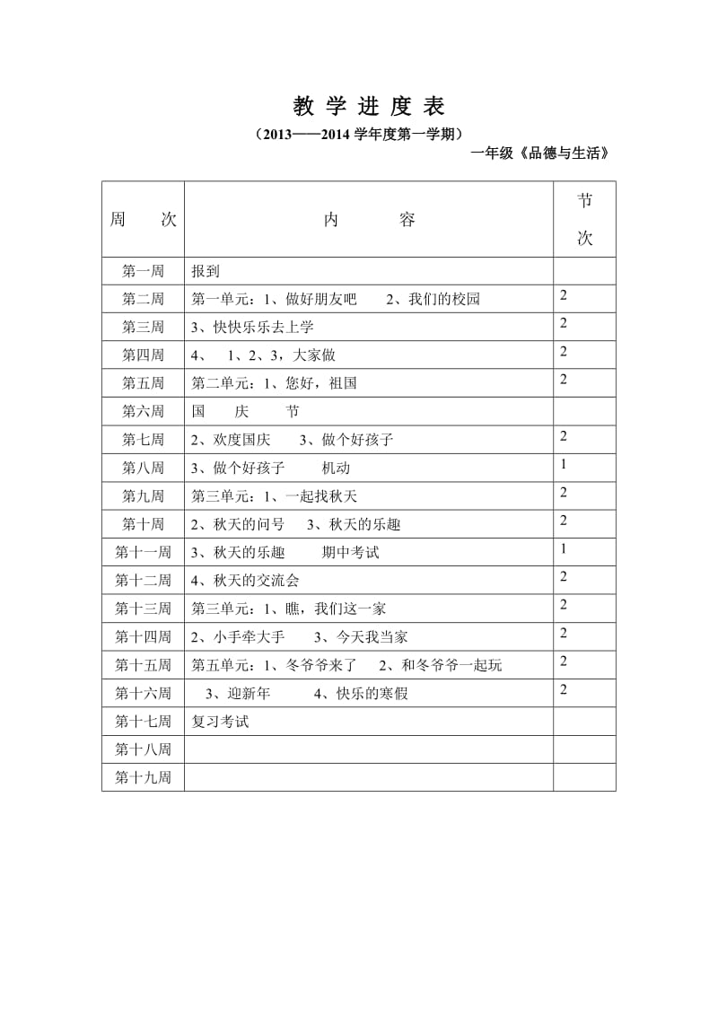 刘俊华一年级品德与生活上册全教案.doc_第2页