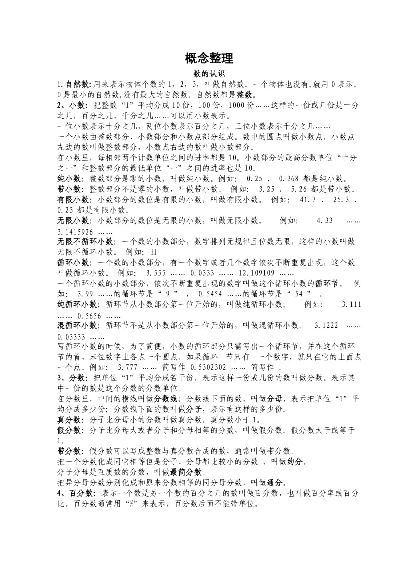 六年级公式概念整理.doc_第1页