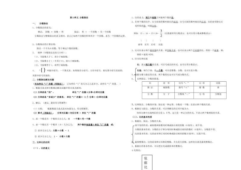 人教版六年级上册数学知识点整理(个人整理资料).doc_第2页