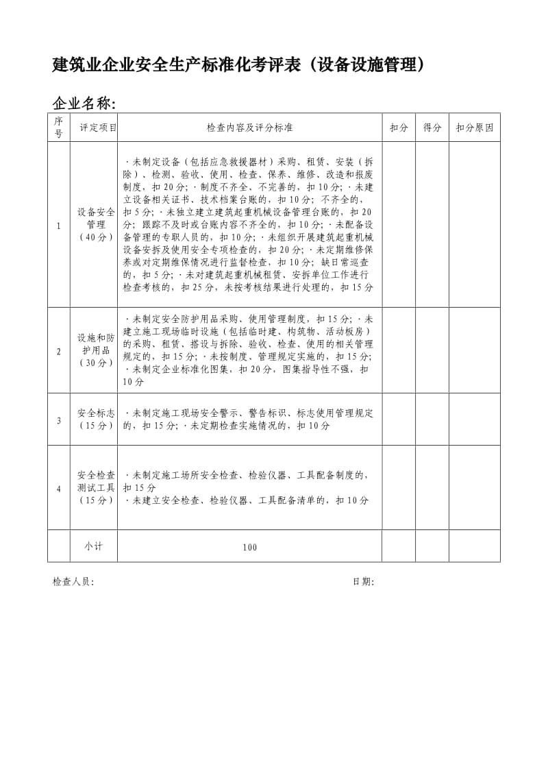 建筑企业安全生产标准化考评表.doc_第3页