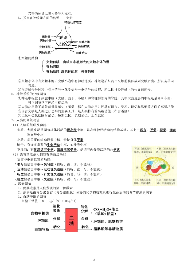 高中生物必修三知识点总结(全).doc_第2页