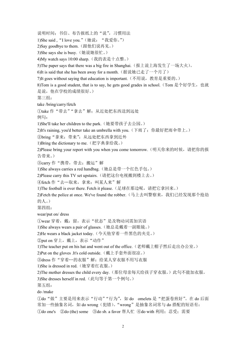 2014高考英语易错动词总结.doc_第2页