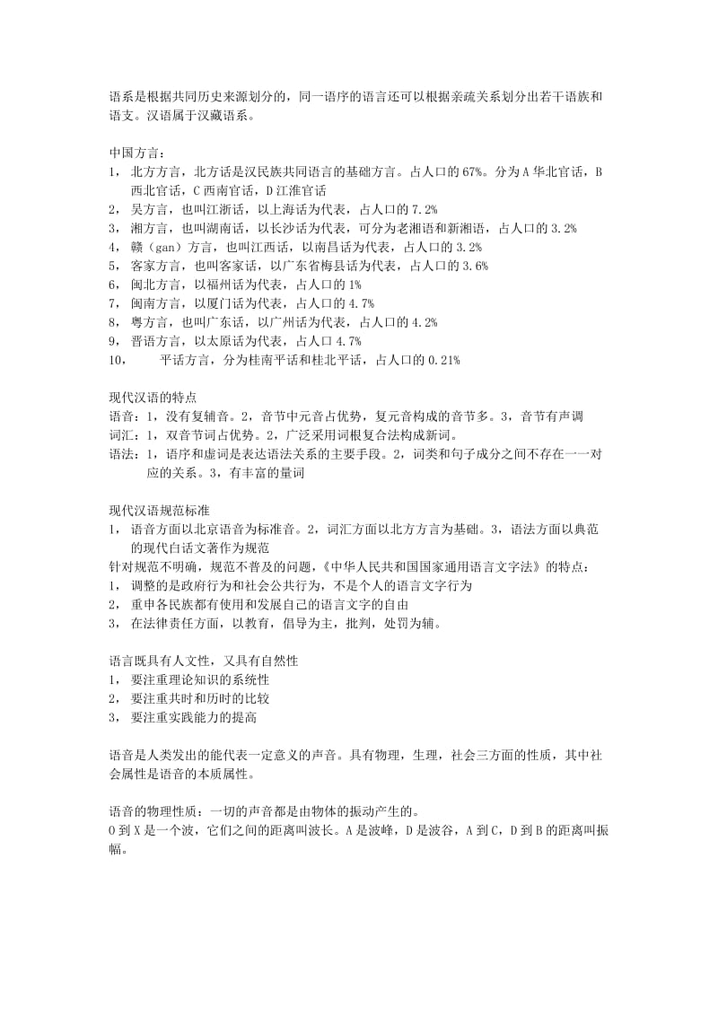 自考现代汉语总结.docx_第1页