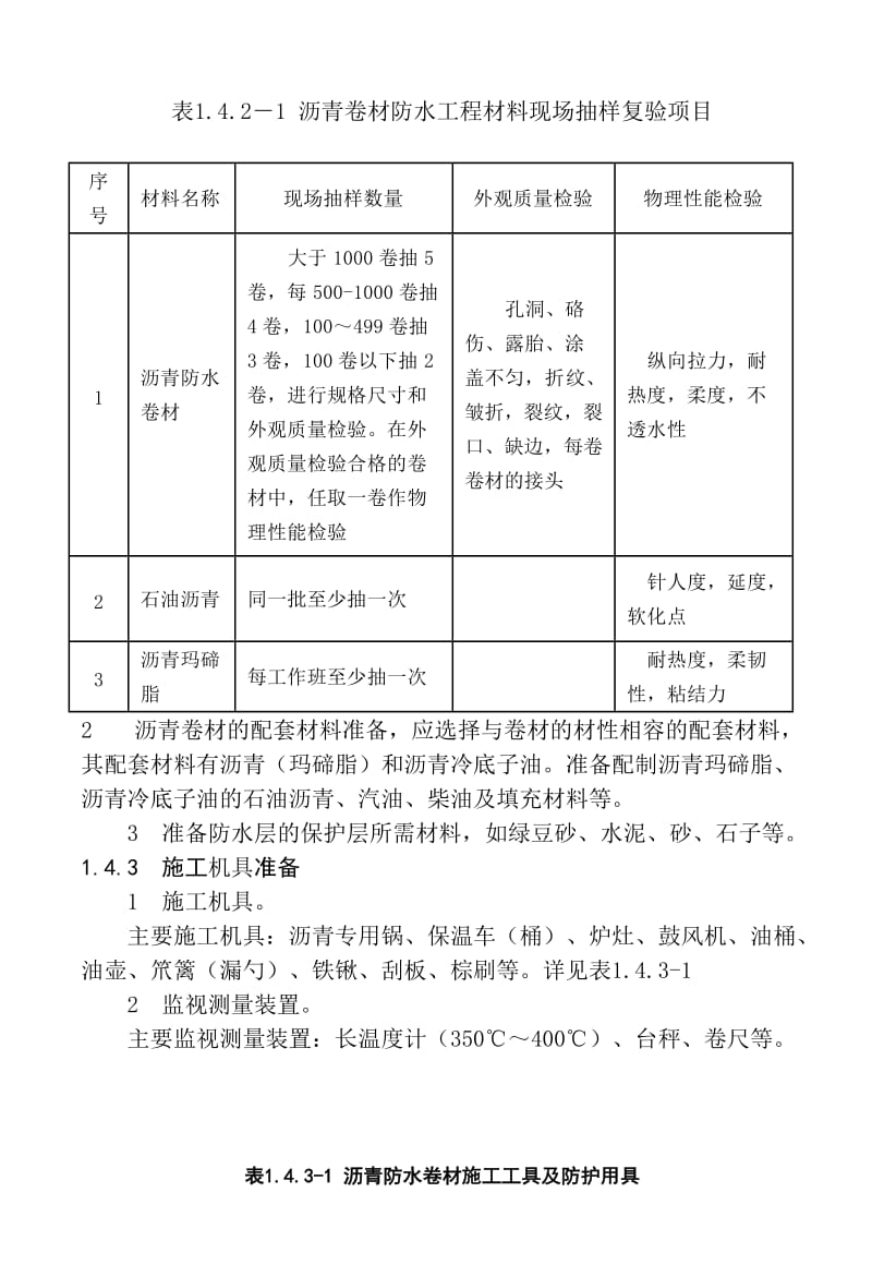 沥青防水卷材屋面防水层施工工艺标准B.doc_第3页