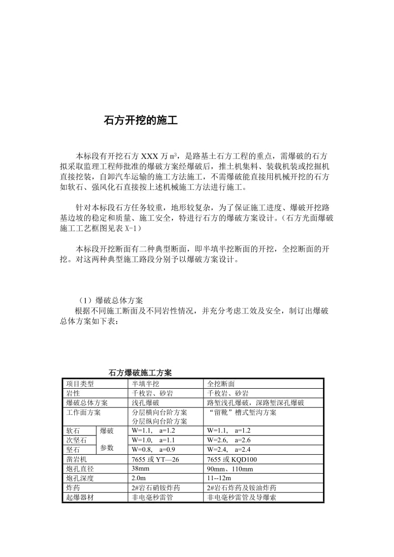 石方开挖的施工.doc_第1页