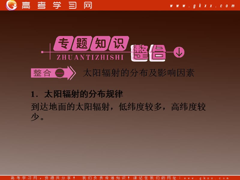 高一地理人教同步授课课件：1《行星地球》本章高效整合（人教必修1）_第3页