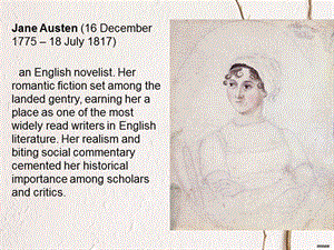 小G簡介 Jane Austen PPT課件.ppt