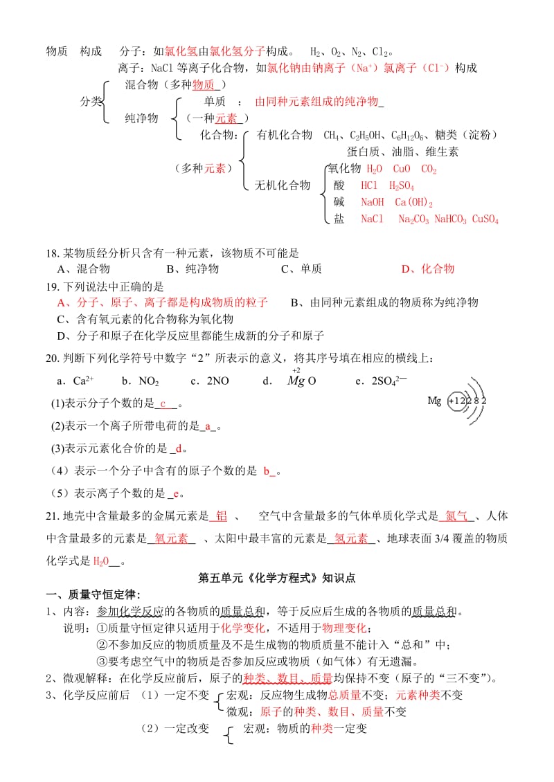 九年级化学知识点汇总答案.doc_第2页