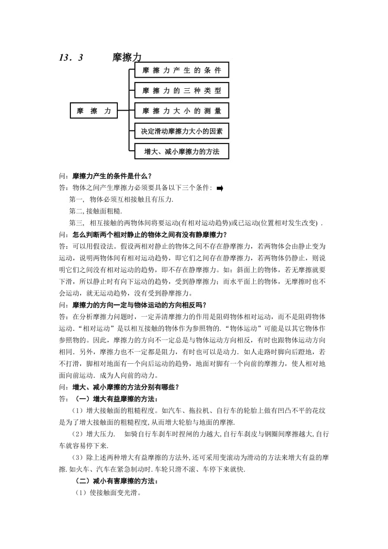 初中摩擦力经典练习题.doc_第1页