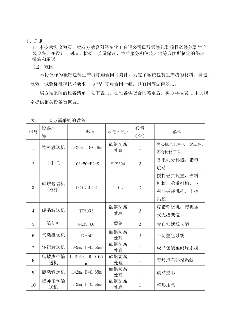 碳铵包装机技术协议-襄樊泽东化工.doc_第2页