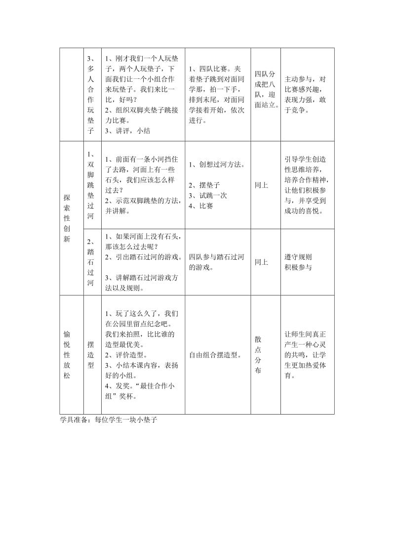 《踏石过河》体育教学设计.doc_第2页