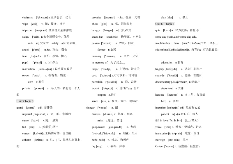 仁爱英语九年级下册单词(含音标)详解.doc_第2页