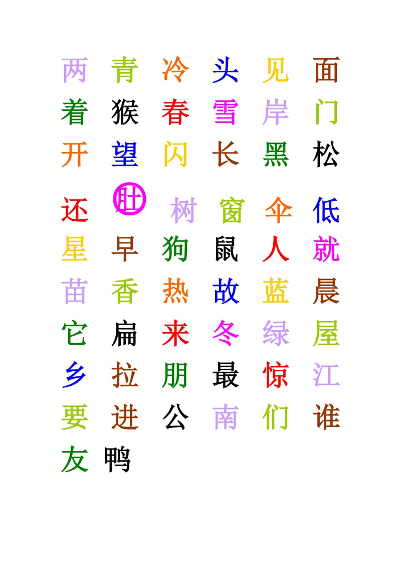 小学语文一年级上册课本1-10生字表.doc_第2页