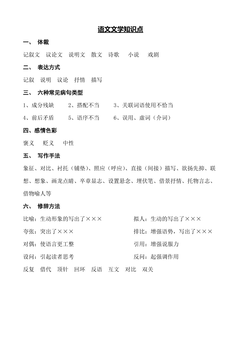 初中语文记叙文说明文知识点整理.doc_第1页