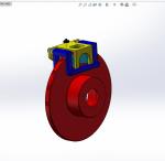 基于solidworks的汽車盤式制動器的設(shè)計【三維SW】【含8張CAD圖紙+說明書完整資料】