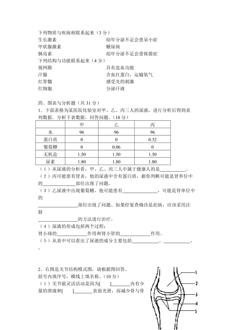 八年级生物期终试卷.doc_第3页