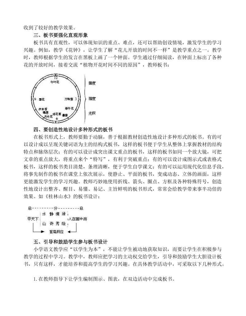 小学语文板书设计浅谈.doc_第2页