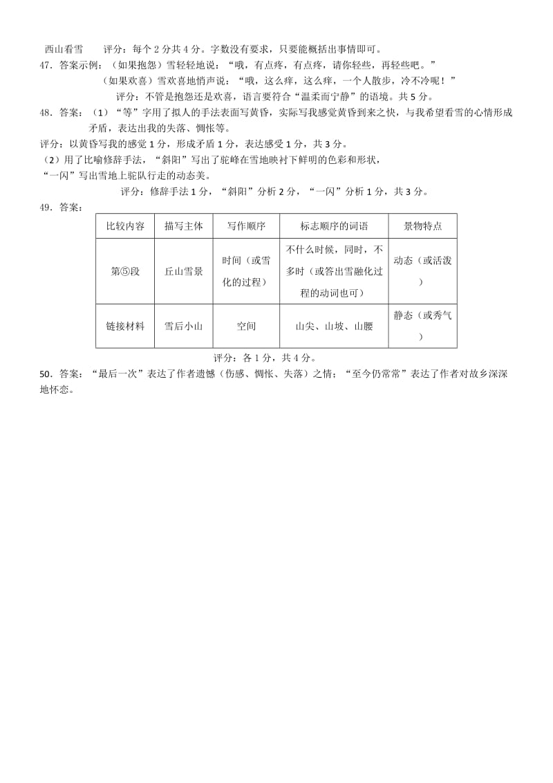 初三寒假作业阅读答案.doc_第3页