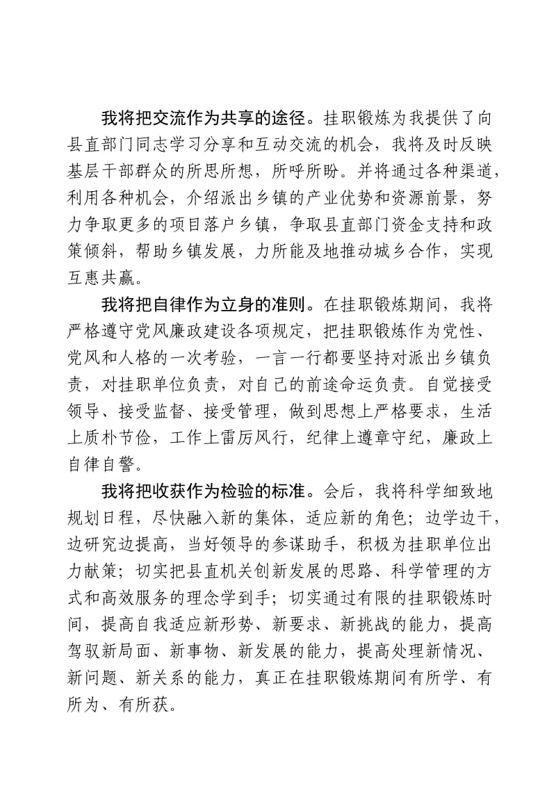 挂职干部表态发言.doc_第2页