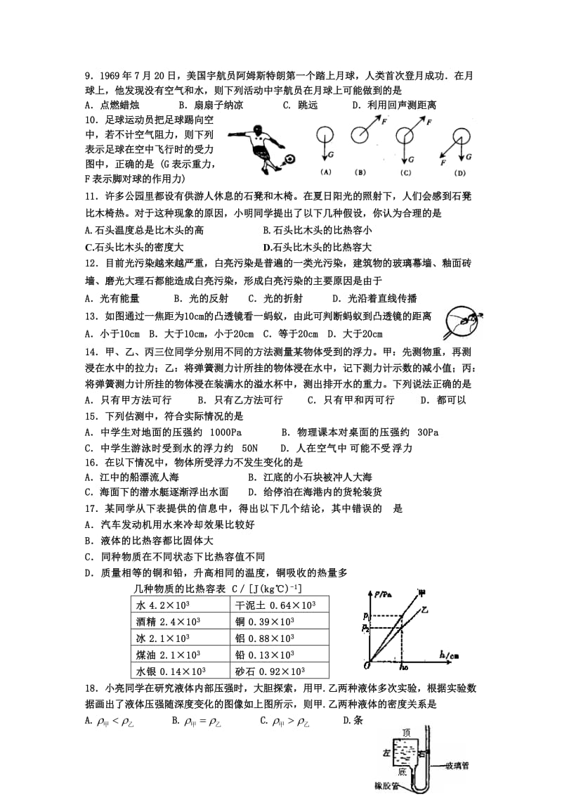 八年级下物理期末试卷苏教版.doc_第2页