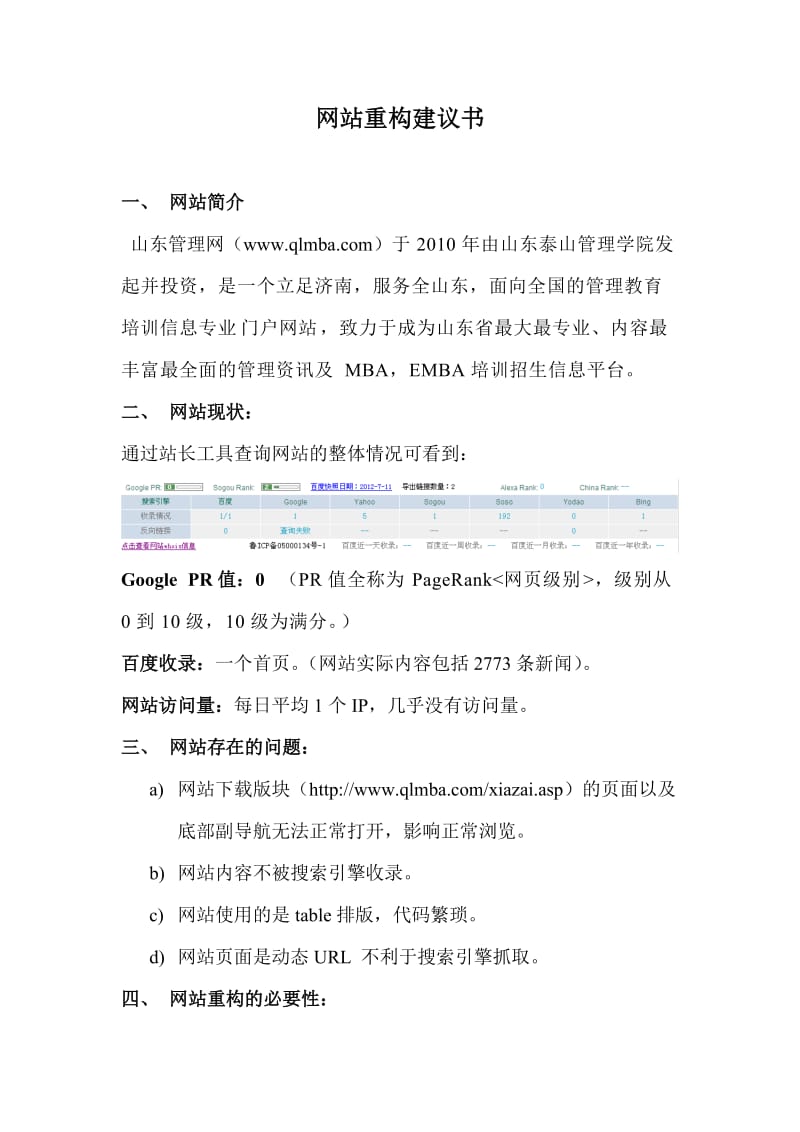 网站重构改版计划书.doc_第1页