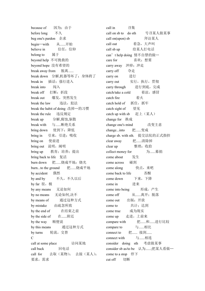 高中英语短语大全.doc_第3页