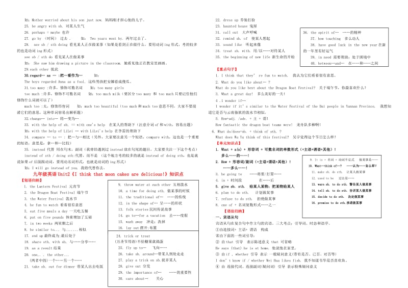 新人教版九年级英语Unit114单元知识点.docx_第2页