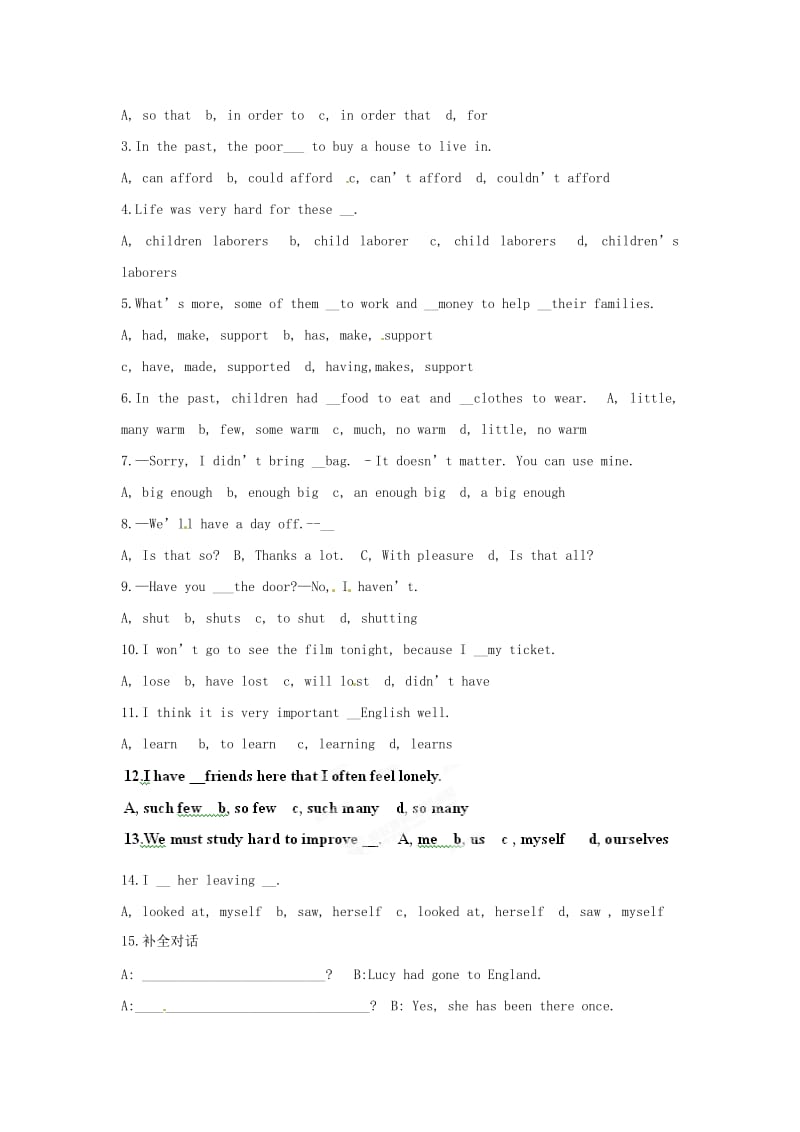 福建省东山县樟塘初级中学八年级英语上册Unit1Topic1SectionC导学案.doc_第2页