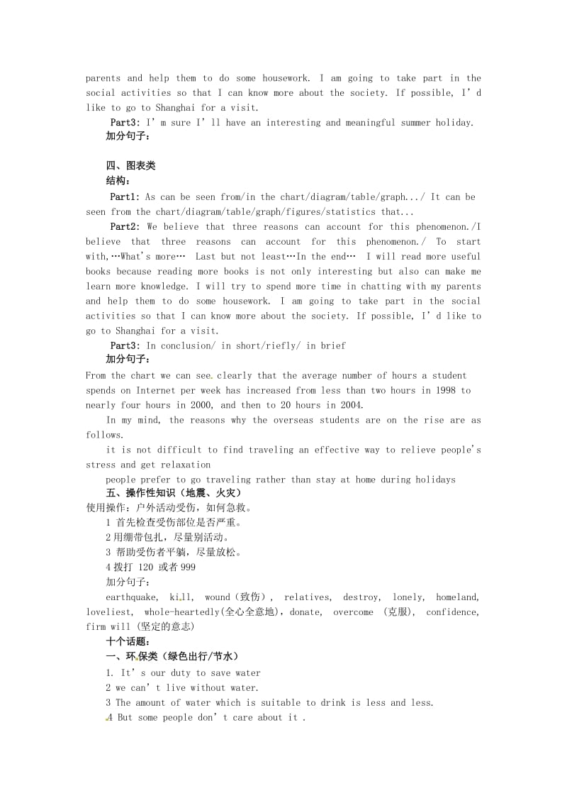 湖北省武汉为明实验学校中考英语作文辅导专题人教新目标版.doc_第2页