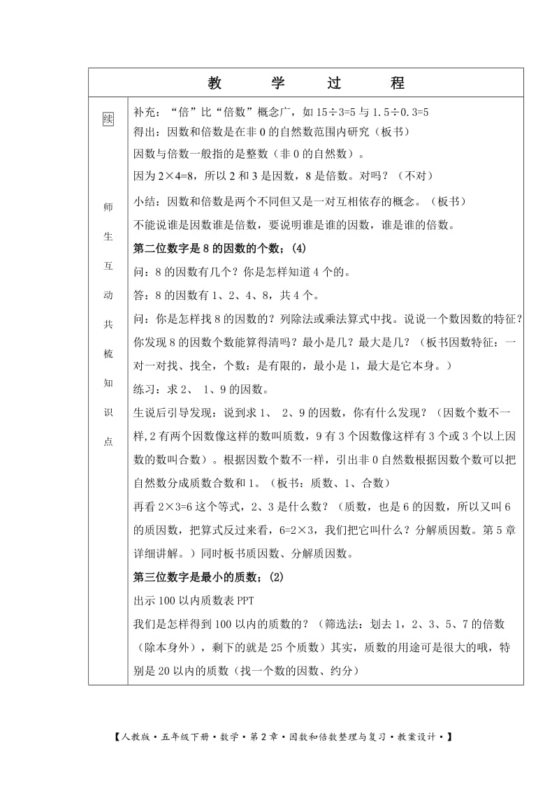 因数和倍数复习课教案.doc_第3页