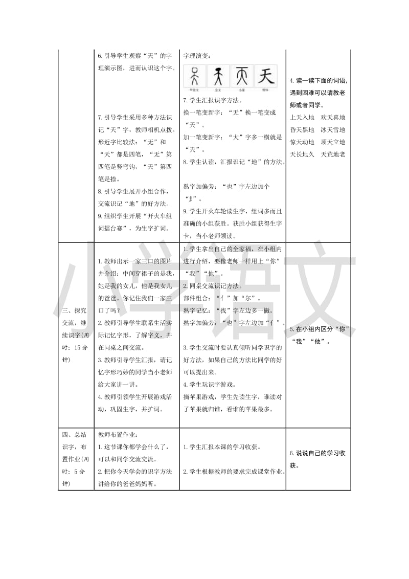 识字1《天地人》教案设计及导学设计.docx_第2页