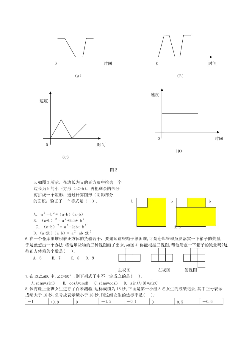 省初中数学竞赛初赛试题.doc_第2页