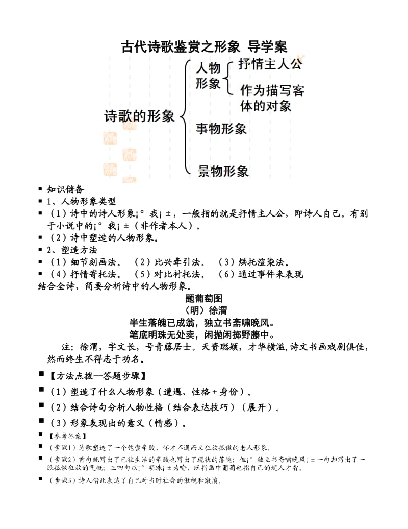 古诗鉴赏形象导学案.doc_第1页