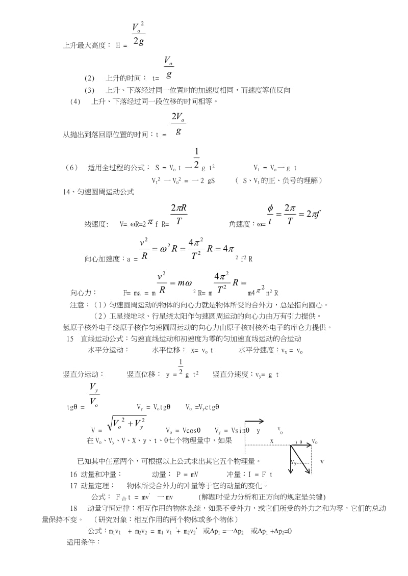 高中物理公式规律汇编.doc_第3页