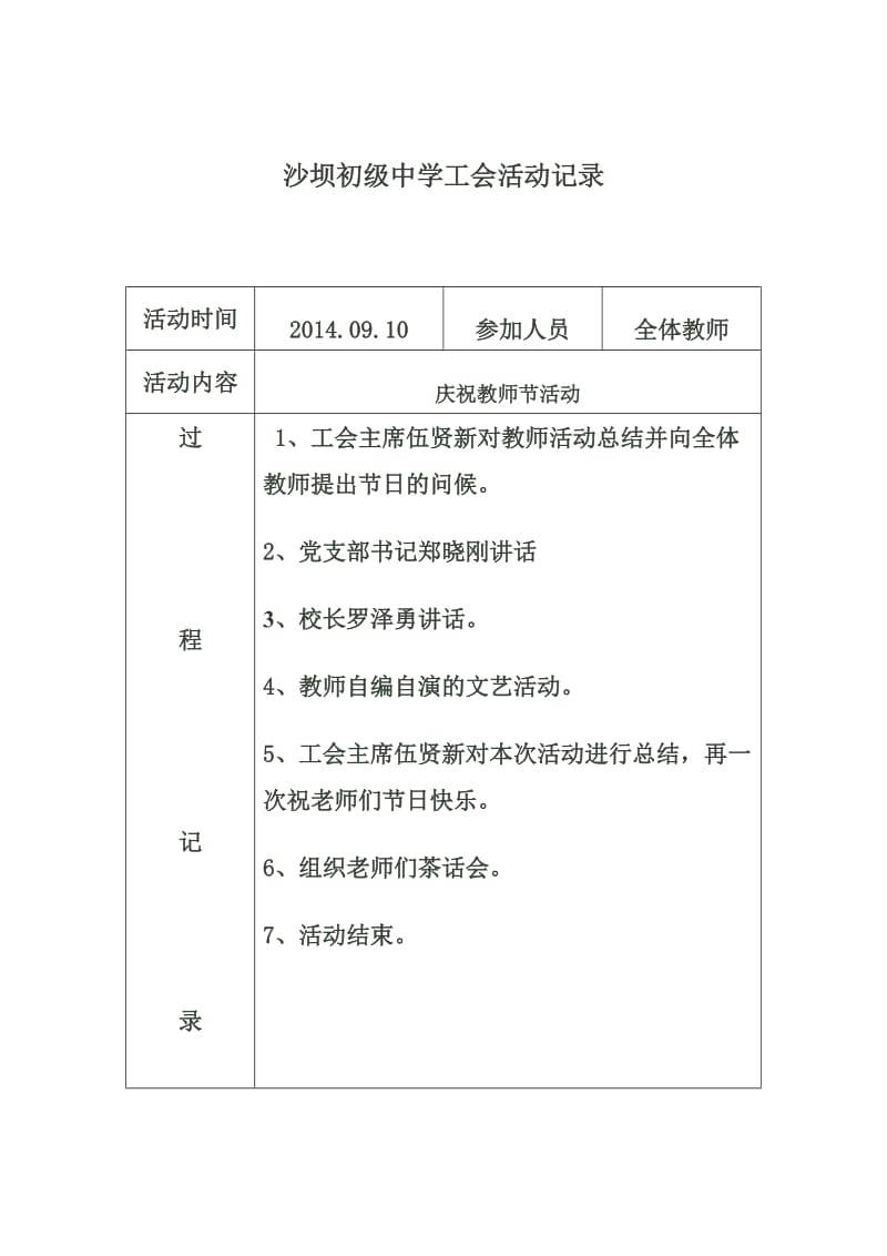 沙坝初级中学工会活动记录.doc_第2页